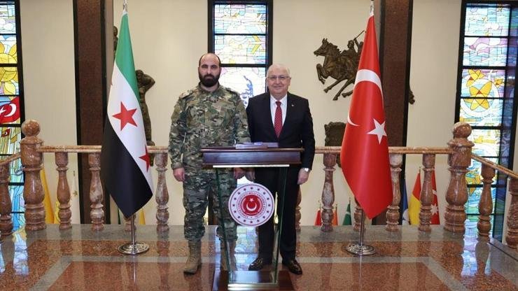 Kaynak:AA Milli Savunma Bakanı Yaşar Güler, Suriye Genelkurmay Başkanı Tümgeneral