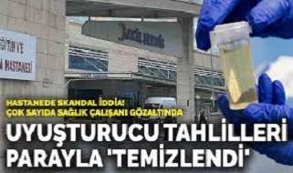 Siirt’te uyuşturucu tahlil sonuçlarını para karşılığında değiştirdikleri iddiasıyla 8’i sağlık