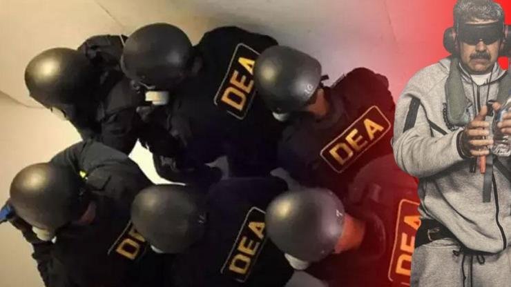 Ajanların üzerindeki yazı dikkat çekti: Maduro’nun kaçırılmasında ‘DEA’ detayı Dünya ABD‘nin gece saatlerinde Venezuela‘ya yönelik düzenlediÄŸi operasyonu konuÅŸuyor. Venezuela’nın BaÅŸkenti Caracas’ta