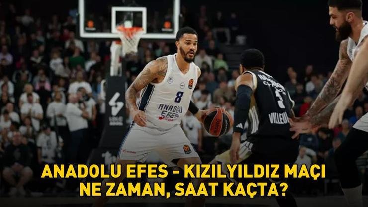 ANADOLU EFES – KIZILYILDIZ MAÇI TARİHİ VE SAATİ | Avrupa Ligi Anadolu Efes – Kızılyıldız maçı ne zaman, saat kaçta, maçı hangi kanalda? Kaynak:Cnnturk.com Anadolu Efes – Kızılyıldız maçı için heyecanlı bekleyiÅŸ sürüyor.