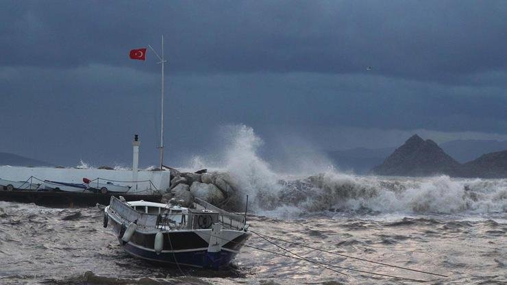 Kaynak: DHA Meteoroloji 4’üncü Bölge Müdürlüğü Bodrum-Kaş arası denizlerde fırtına