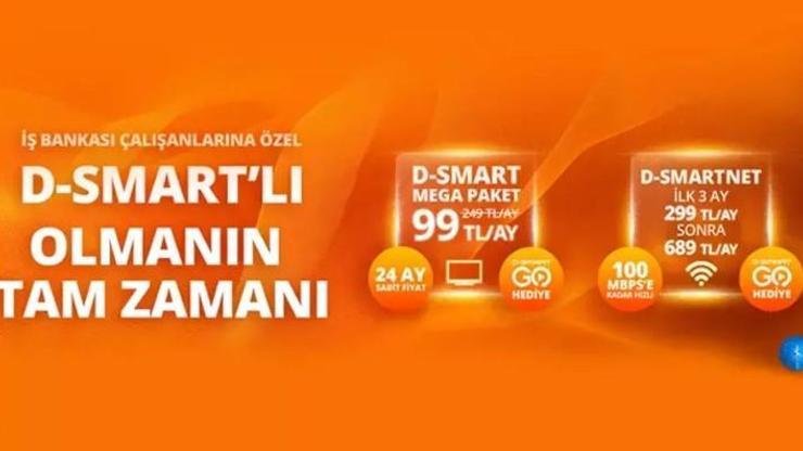 TV&nbsp;kampanyasına katılan kullanıcılar&nbsp;D-Smart&nbsp;TV Mega&nbsp;Paket’e, 24 ay taahhütle tüm ek paketler