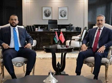 Bakan Fidan, Libya Milli Birlik Hükümeti Savunma Bakanvekili Zubi ile