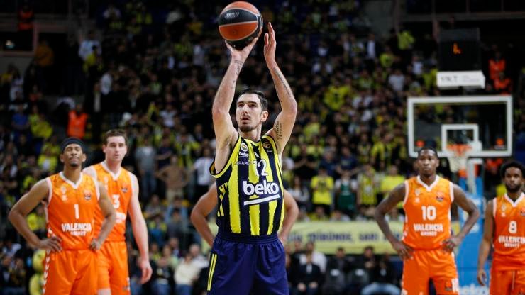 Fenerbahçe Beko, evinde Valencia Basket’i maÄŸlup etti Kaynak: DHA Fenerbahçe Beko ile Valencia, EuroLeague’in 22’nci haftasında karşı
