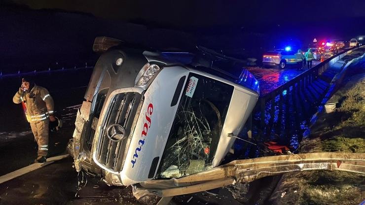 Kaynak: DHA Kaza, saat 04.00 sıralarında Kuzey Marmara Otoyolu‘nun Boğazköy