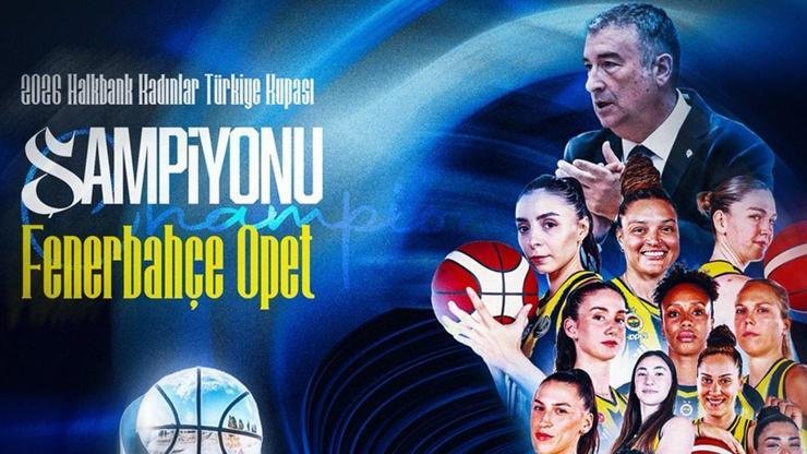 Potada şampiyon Fenerbahçe! Galatasaray’ı mağlup ettiler Kaynak:Cnnturk.com Basketbol Halkbank Kadınlar Türkiye Kupası finalinde Fenerbahçe Opet ile