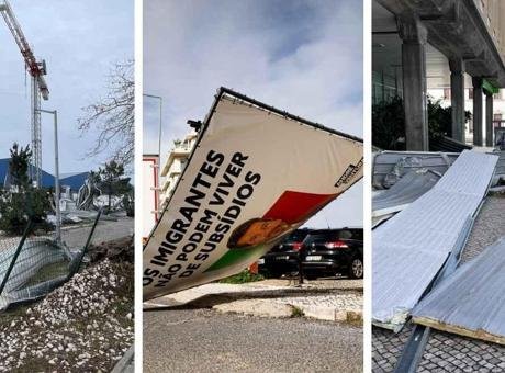 Portekiz’in orta ve kuzey kesimlerini Kristin fırtınası vurdu. Fırtınanın yol