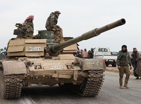 Sabah saatlerinde Deyr Hafir’e hakim olup Meskene’de ileryelen ordu güçleri