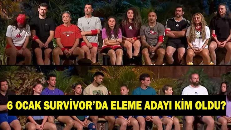 SURVİVOR 6 OCAK ELEME ADAYI KİM OLDU? Survivor’da potaya kim gitti? Kaynak:Cnnturk.com TV8’in sevilen yarışması Survivor‘da bir bölüm daha sona erdi.