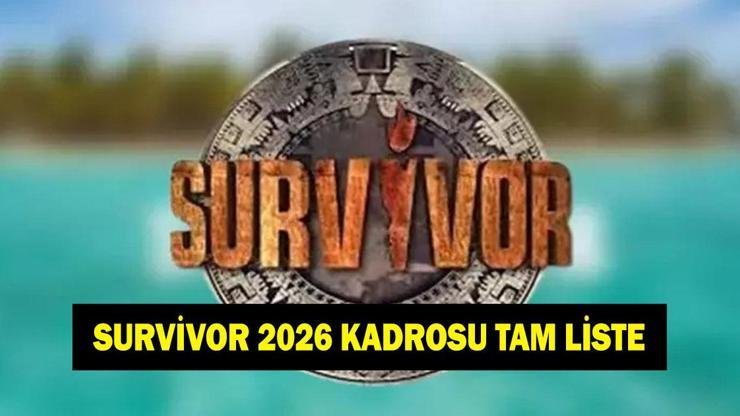 SURVİVOR YARIŞMACILARI İSİMLERİ TAM LİSTE! Survivor Ünlüler Gönüllüler yarışmacıları kimler? İşte isim isim Survivor yarışmacıları Kaynak:Cnnturk.com Sevilen hayatta kalma programı Survivor 1 Ocak 2026 Perşembe