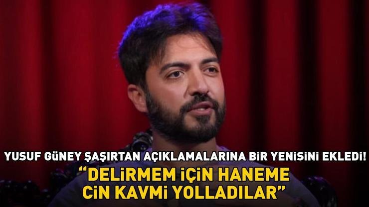 Uyuşturucu testi pozitif çıkmıştı! Yusuf Güney şaşırtan açıklamalarına bir yenisini ekledi: ‘DELİRMEM İÇİN HANEME CİN KAVMİ YOLLADILAR’ Kaynak:Cnnturk.com Yusuf Güney, İstanbul Cumhuriyet Başsavcılığı tarafından yürütülen uyuşturucu soruşturması