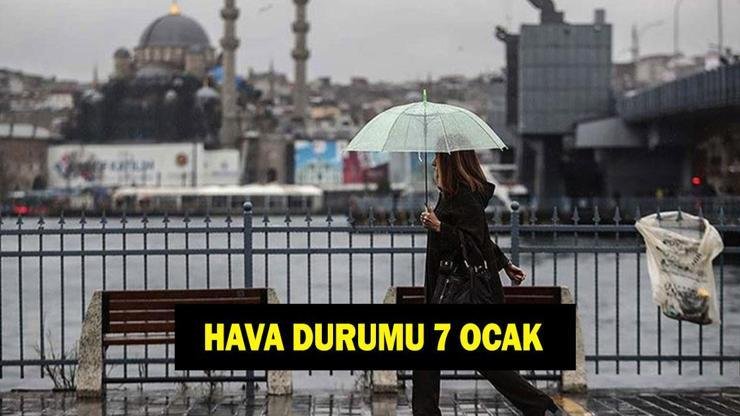 Yarın havalar nasıl olacak? 7 Ocak İstanbul Ankara ve İzmir hava durumu Kaynak:Cnnturk.com İstanbul, Ankara ve İzmir gibi büyük şehirler başta olmak