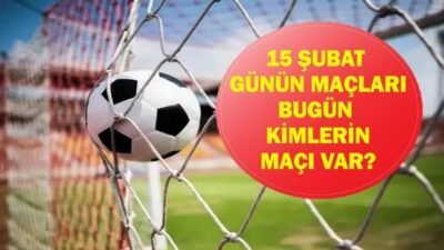 15 ŞUBAT GÜNÜN MAÇLARI: Bugün Hangi Maçlar Var? Başakşehir Beşiktaş Hangi Kanalda, Saat Kaçta? İşte 15 Şubat Pazar Günün Maçları… Kaynak:Cnnturk.com 15 Şubat Pazar bugün hangi maçlar var araştırılıyor. Dünya