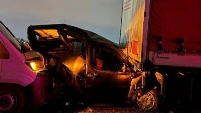 Anadolu Otoyolu Sakarya geçişinde 16 aracın karıştığı zincirleme trafik kazasında