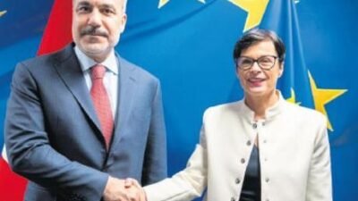 Bakanlık kaynaklarından edinilen bilgiye göre Fidan, görüşmede Avrupa Birliği’ne tam