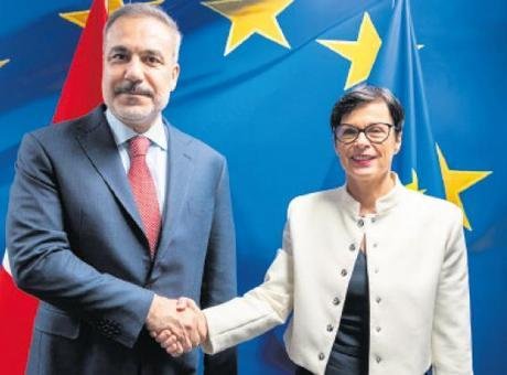 Bakanlık kaynaklarından edinilen bilgiye göre Fidan, görüşmede Avrupa Birliği’ne tam