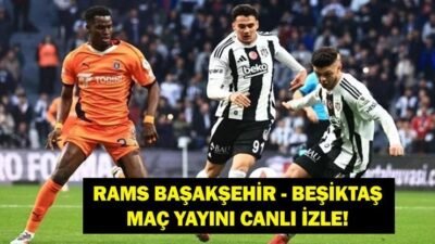 BAŞAKŞEHİR BEŞİKTAŞ MAÇI CANLI İZLE: Süper Lig Başakşehir Beşiktaş Maçı Canlı & Şifresiz İzle! Nuri Şahin Mi Sergen Yalçın Mı? İşte Maç Kadrosu… Kaynak:Cnnturk.com Başakşehir Beşiktaş maçı canlı izleme ekranı sorgulanıyor. Karşılaşma sadece
