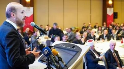 Bilal Erdoğan Üsküp’te ‘Yeni Dünyayı İnşa Etmek’ konulu söyleşiye katıldı Yurtdışı Türkler ve Akraba Toplulukları Başkanlığı (YTB) destekleriyle, Uluslararası Balkan