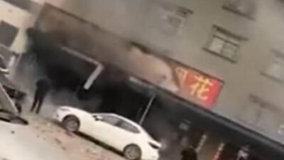 Çin’de havai fişek ve maytap satan dükkanda feci bir patlama
