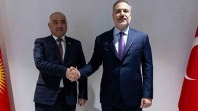 Diplomatik kaynaklardan edinilen bilgiye göre, Bakan Fidan, Turgunbek uulu ile