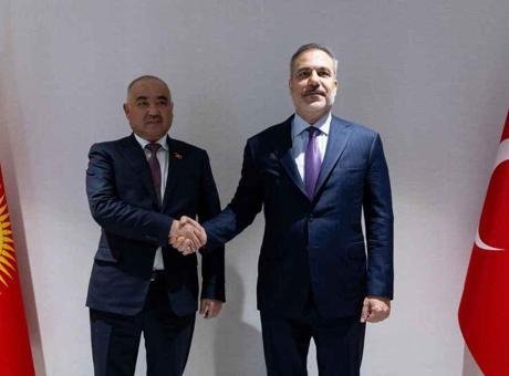Diplomatik kaynaklardan edinilen bilgiye göre, Bakan Fidan, Turgunbek uulu ile