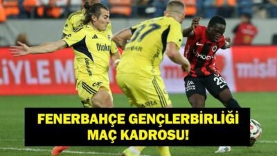 Kaynak:Cnnturk.com Fenerbahçe Gençlerbirliği maçı, konuk ekibin deplasman kabusuna son verme
