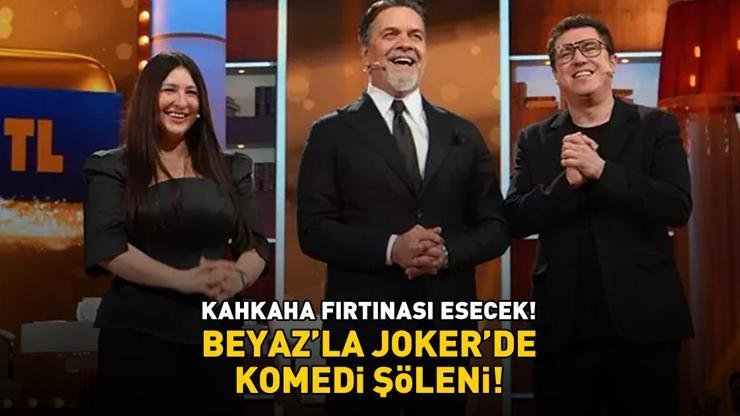 KAHKAHA FIRTINASI ESECEK! BEYAZ’LA JOKER’DE KOMEDİ ŞÖLENİ Kaynak:Cnnturk.com Programın sürpriz konukları Türk komedisinin iki güçlü ismi İbrahim