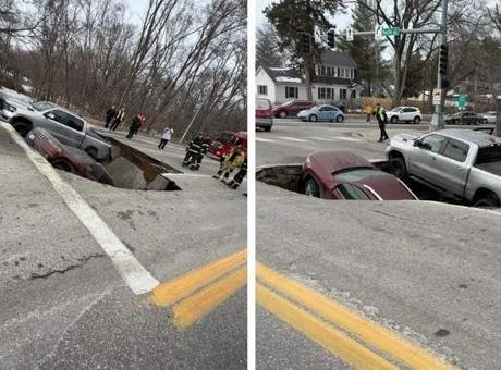 ABD’nin Nebraska eyaletine bağlı Omaha şehrindeki bir kavşakta ilginç bir