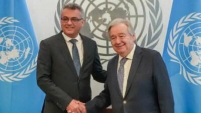 KKTC Cumhurbaşkanlığı’ndan yapılan yazılı açıklamaya göre, Erhürman’ın, BM Genel Sekreteri