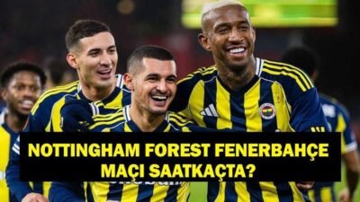 NOTTINGHAM FOREST – FENERBAHÇE MAÇ KADROSU: UEFA Avrupa Ligi Nottingham Forest Fenerbahçe maçı hangi kanalda, saat kaçta? Avrupa Ligi puan durumu ne? Kaynak:Cnnturk.com Nottingham Forest ile Fenerbahçe arasında bu akşam oynanacak UEFA