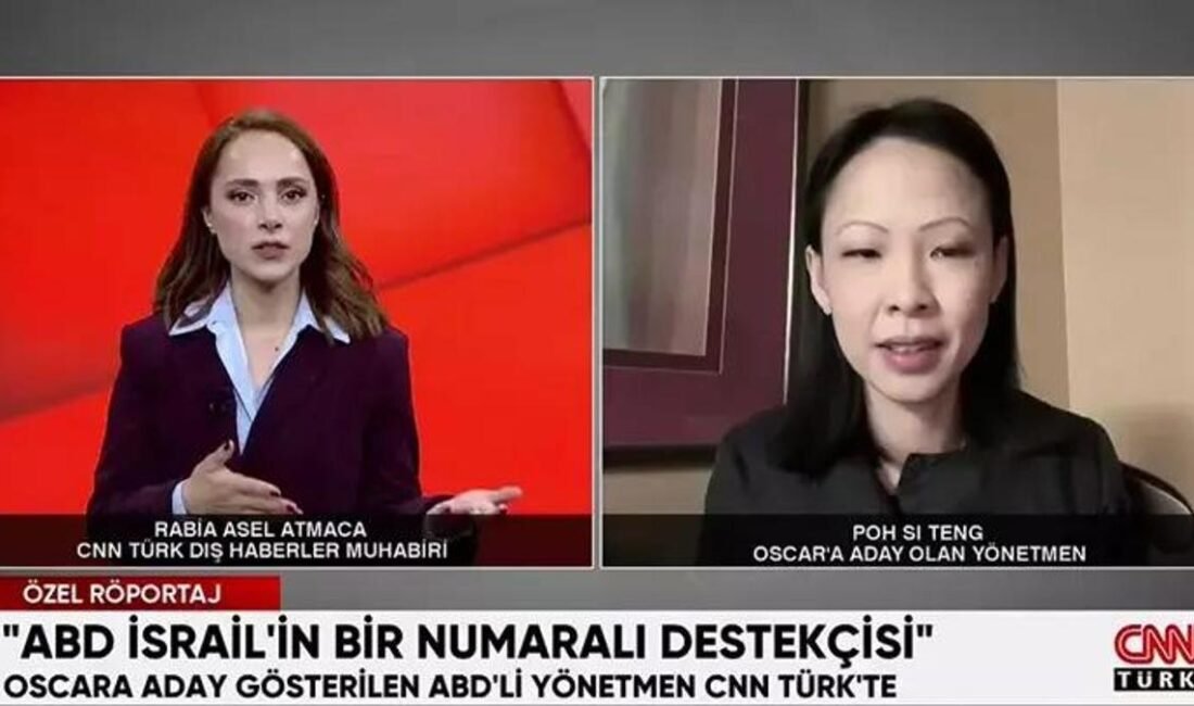 Oscar Adayı Yönetmen Poh Si Teng, CNN Türk’e Konuştu! “Gazze’deki Yıkım ABD Olmadan Mümkün Olamaz” Kübra Ünlü yazdı… Yalnızca soru sormadı, haberi dinledi, açtı ve derinleştirdi, gazetecilik diliyle