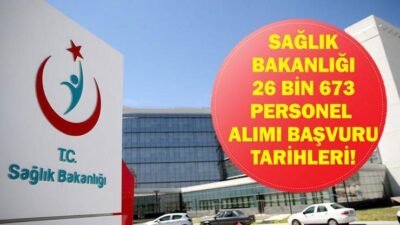 SAĞLIK BAKANLIĞI 26 BİN PERSONEL ALIMI| Sağlık Bakanlığı Sözleşmeli Personel Alımı Başvuru Tarihleri Ne? Hangi Branşlarda Alım Yapılacak? Kaynak:Cnnturk.com Sağlık Bakanlığı’nın personel alımıyla ilgili süreç için heyecanlı bekleyiş