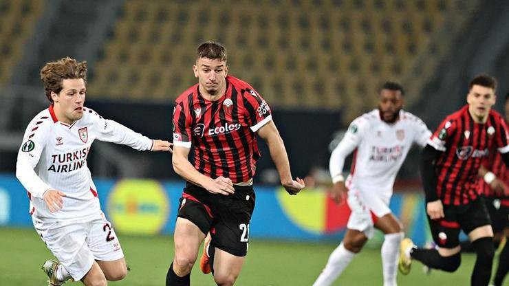 Kaynak:Cnnturk.com UEFA Konferans Ligi son 16 play-off turu ilk maçında