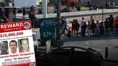 Meksika’da federal güvenlik güçlerinin düzenlediği operasyonda Jalisco Yeni Nesil Karteli