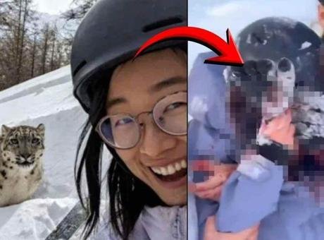 SON DAKİKA HABERLER: ‘Selfie’ uğruna yüzü paramparça oldu! Mucize kurtuluş Çin’in Keketuohai UNESCO Küresel Jeoparkı’na bağlı Talat köyünde kayak yapan