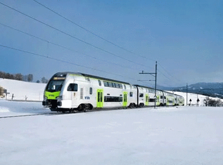 İsviçre’nin Valais kantonundaki Goppenstein yakınlarında saat 07.00 sıralarında bir trenin