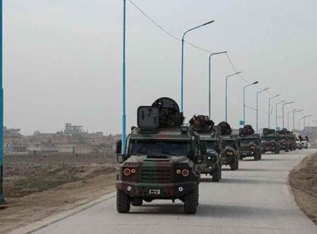 Suriye’de, Haseke kent merkezine girmesi beklenen Suriye İçişleri Bakanlığı’na bağlı