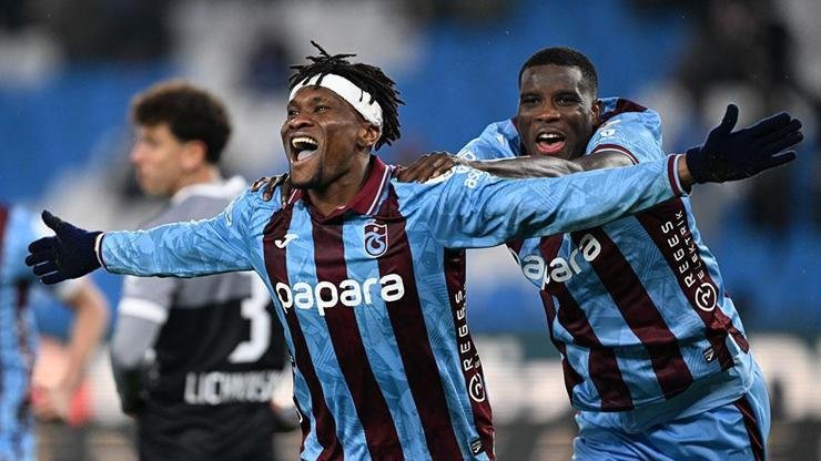 Kaynak:AA Trabzonspor: Onana, Ozan Tufan, Savic, Nwaiwu (Dk. 73 Lovik),