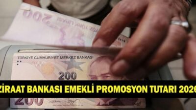 ZİRAAT BANKASI EMEKLİ PROMOSYON TUTARI 2026: Ziraat Bankası emekliye ne kadar promosyon veriyor? İşte maaşa göre promosyon tutarı… Kaynak:Cnnturk.com Ziraat Bankası emekli promosyon tutarı gündemdeki yerini aldı. Emekliler