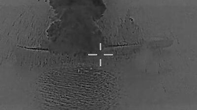 ABD Merkez Komutanlığı, İran’a ait bir insansız hava aracı gemisine