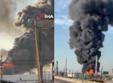 ABD’nin Teksas eyaletindeki Port Arthur şehrinde korku dolu anlar yaşandı.