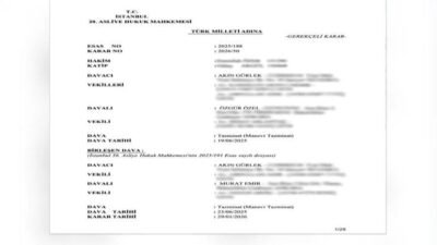 Kaynak:CNN TÜRK Adalet Bakanı Akın Gürlek’in CHP Genel Başkanı Özgür