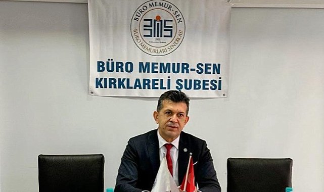 Kırklareli Büro Memur-Sen Şube Başkanı sorunlarını iletti: 