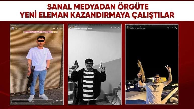 Kaynak:CNN TÜRK Sanal medyadan tetikçi ilanı verdiler. Silahlarla fotoğraf çektirerek