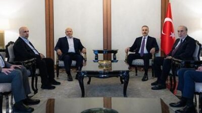 Dışişleri Bakanlığı’ndan yapılan açıklamaya göre; Bakan Fidan, Hamas Siyasi Büro