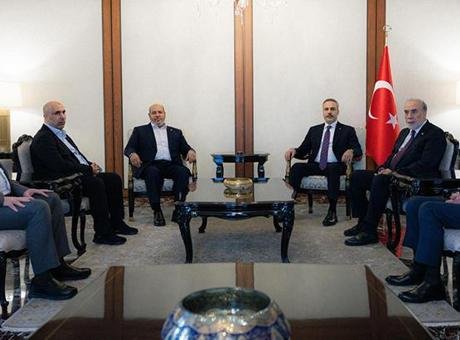 Dışişleri Bakanlığı’ndan yapılan açıklamaya göre; Bakan Fidan, Hamas Siyasi Büro