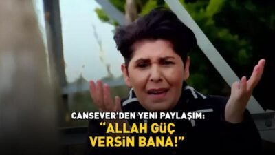 Kaynak:Cnnturk.com Cansever, gördüğü başarılı tedavinin ardından kanseri yendiğini sosyal medyadan