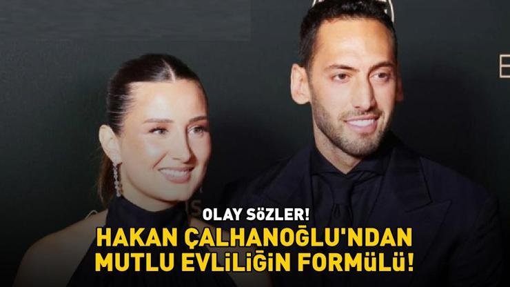 Hakan Çalhanoğlu mutlu evliliğin formülünü esprili sözlerle verdi: ‘O konuşuyor, ben dinlemiyorum!’ Kaynak:Cnnturk.com Inter ve A Milli Takım’ın başarılı futbolcusu Hakan Çalhanoğlu‘ndan