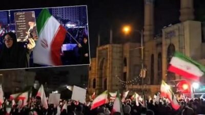 İran’da İsrail ve ABD’nin devam eden ortak saldırılarını protesto etmek