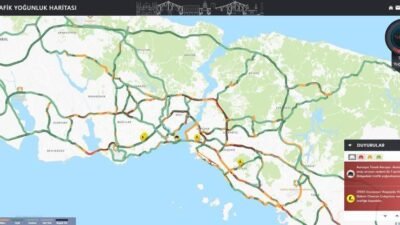 İstanbul – İstanbul’da gece saatlerinde trafik yoğunluğu yüzde 62’ye ulaştı -1 Mehmet Kaan KURT/İSTANBUL,(DHA)- İSTANBUL’da gece saatlerinde trafik yoğunluğu yüzde 62’ye